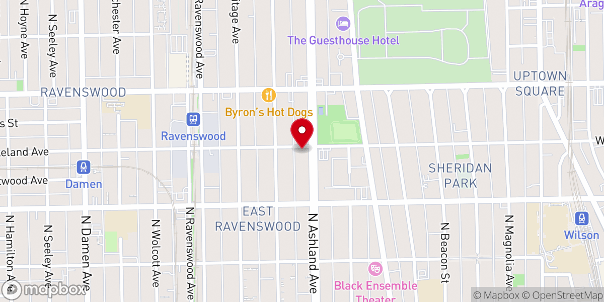 Map showing location of Our Lady of Lourdes Catholic Church