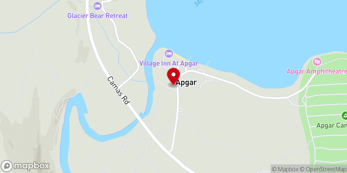 Map showing location of Eddie's Mercantile