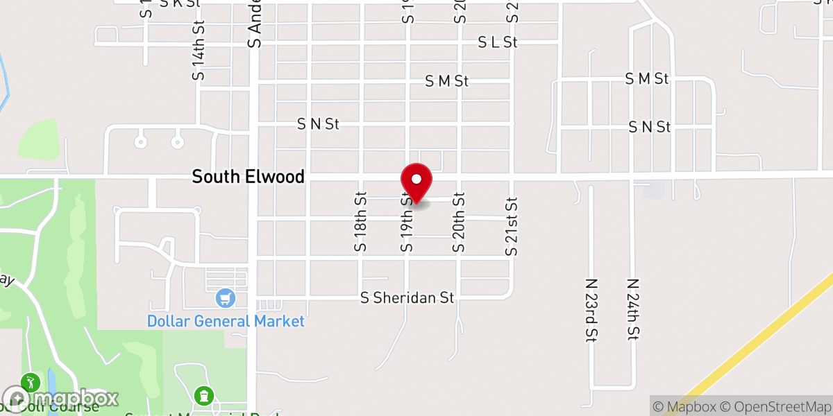 Map showing location of New Beginnings Fellowship Church