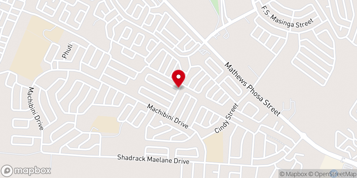 Map showing location of Grace of Jesus Christ Ministry