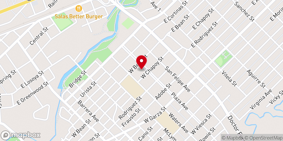 Map showing location of Fountain of Life Church