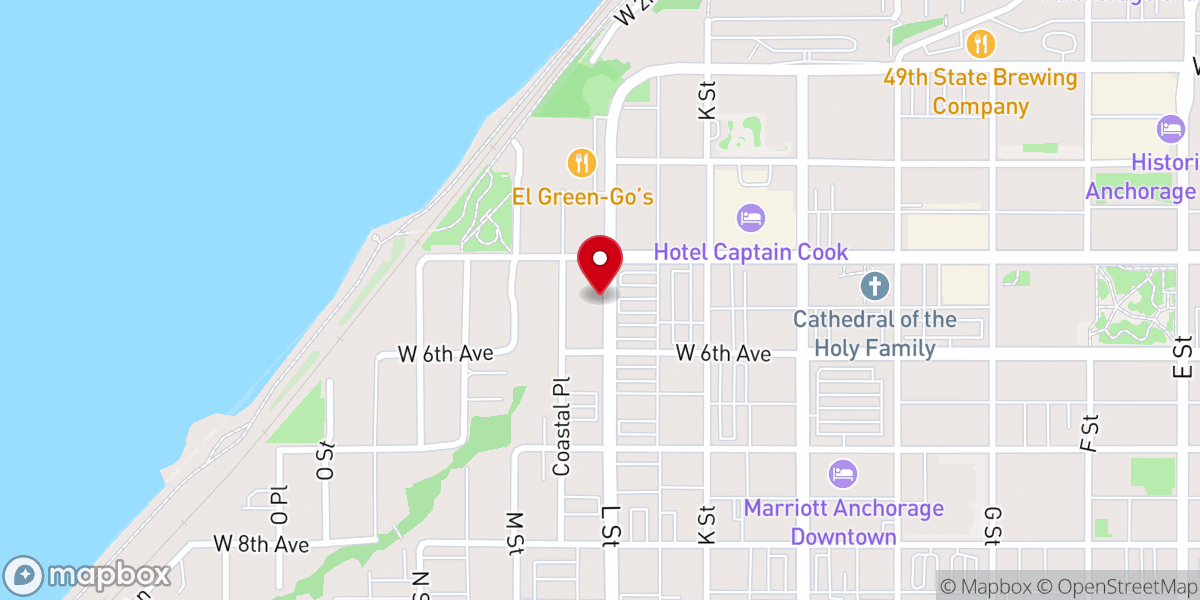 Map showing location of Peace Ministry