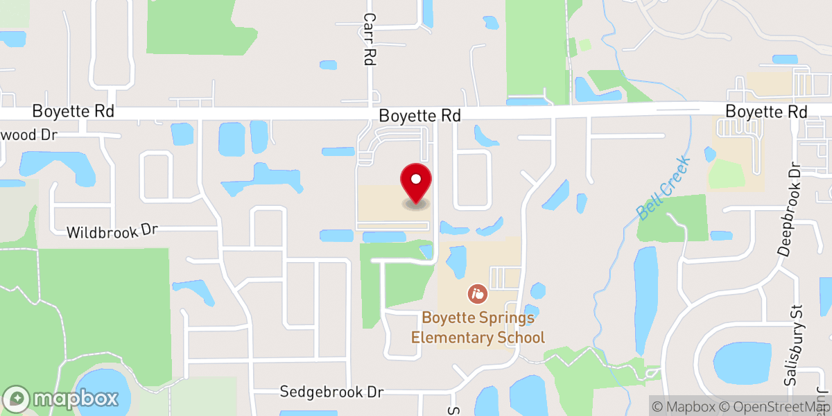 Map showing location of St. Stephen Catholic Church Faith Formation Office