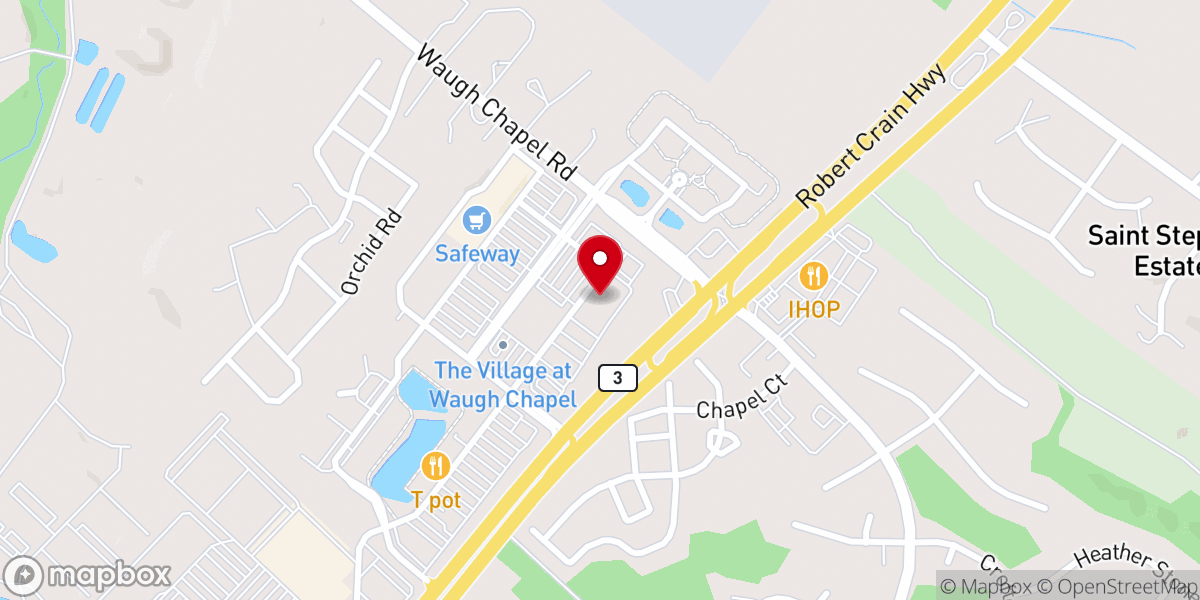 Map showing location of LA Fitness