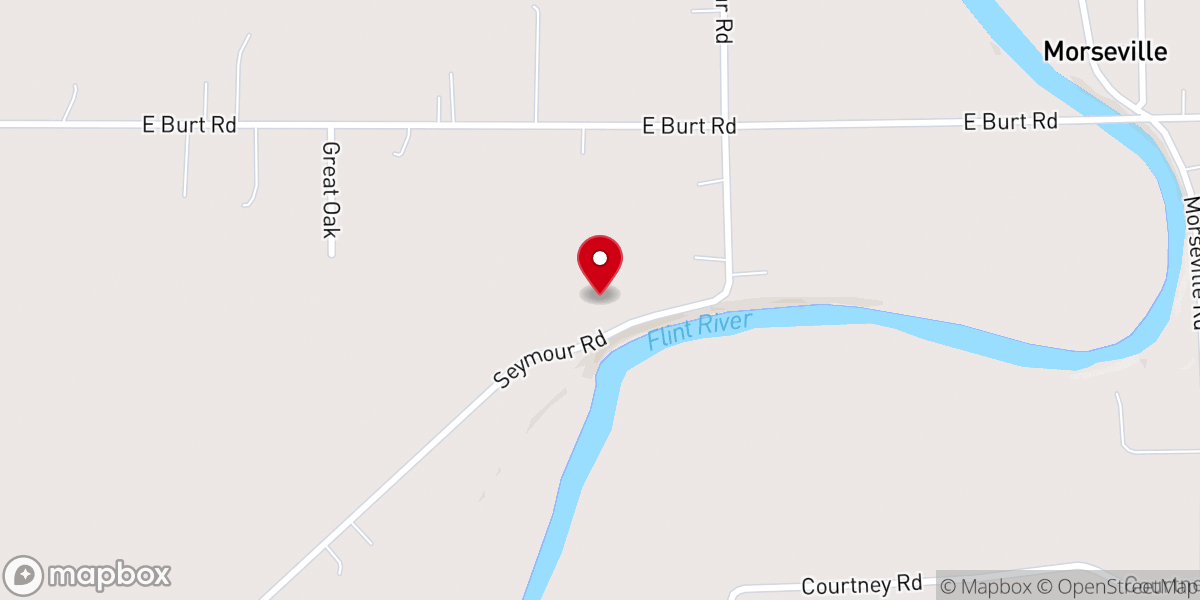 Map showing location of St. Paul's Episcopal Mission Church