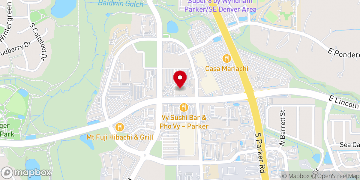 Map showing location of Stephen Ministry at Crossroads Community Church