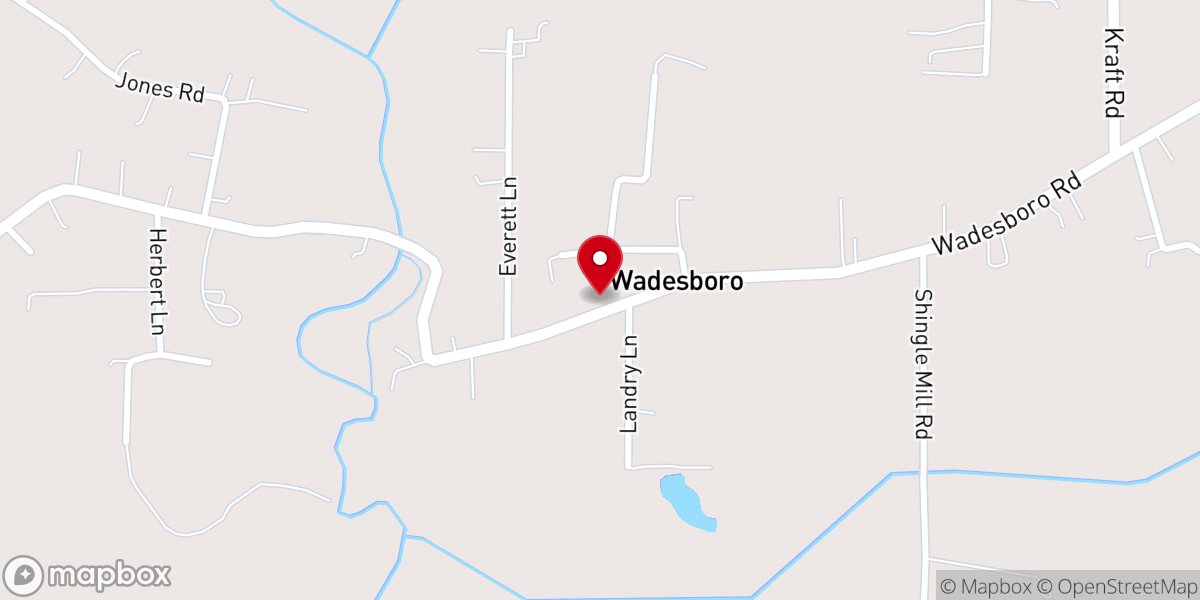 Map showing location of Face to Face Ministries