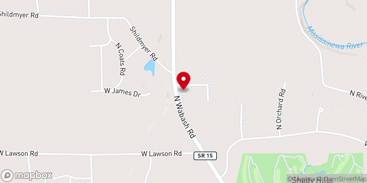 Map showing location of Marion Church of Christ