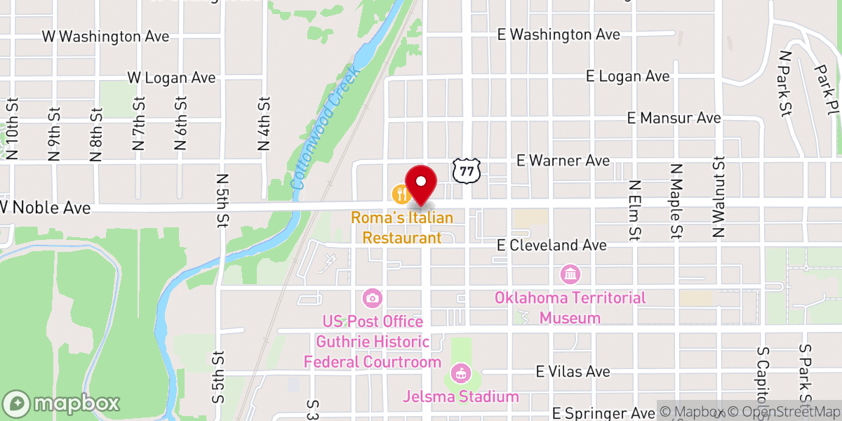 Map showing location of People church