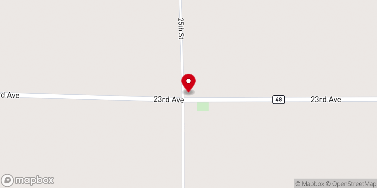 Map showing location of Our Saviors Lutheran Church