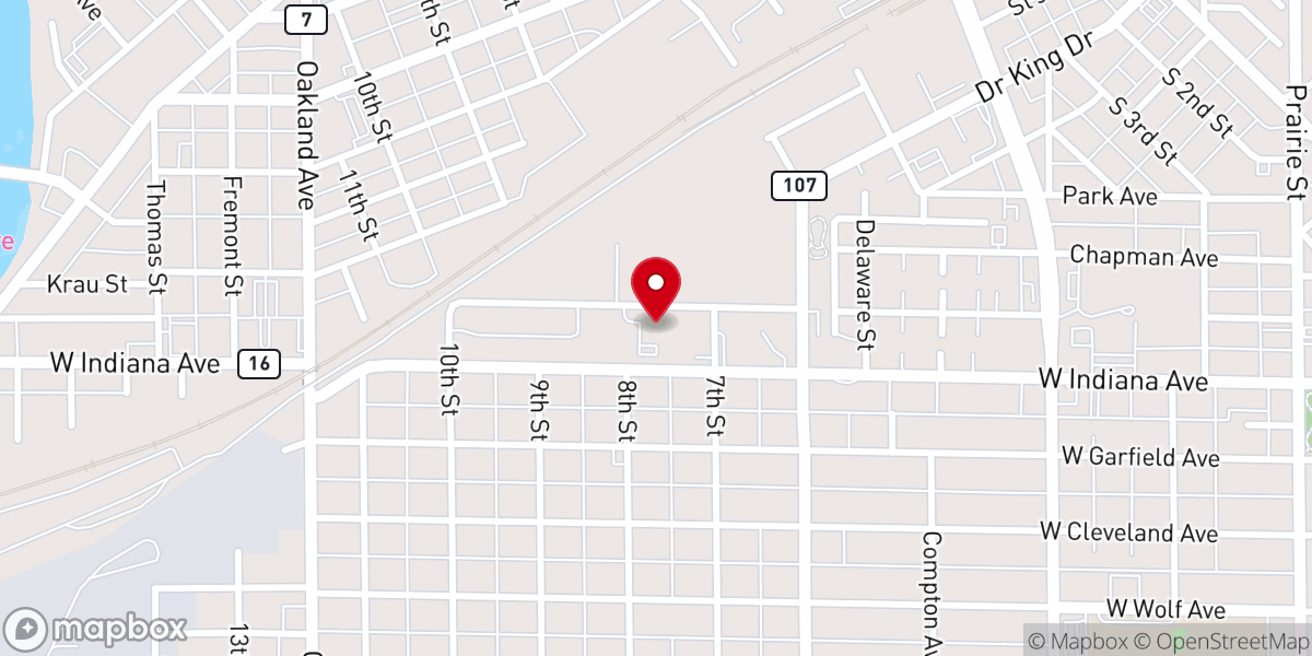 Map showing location of Church Without Walls