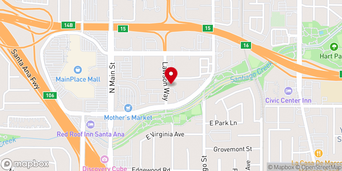 Map showing location of Celebration Church