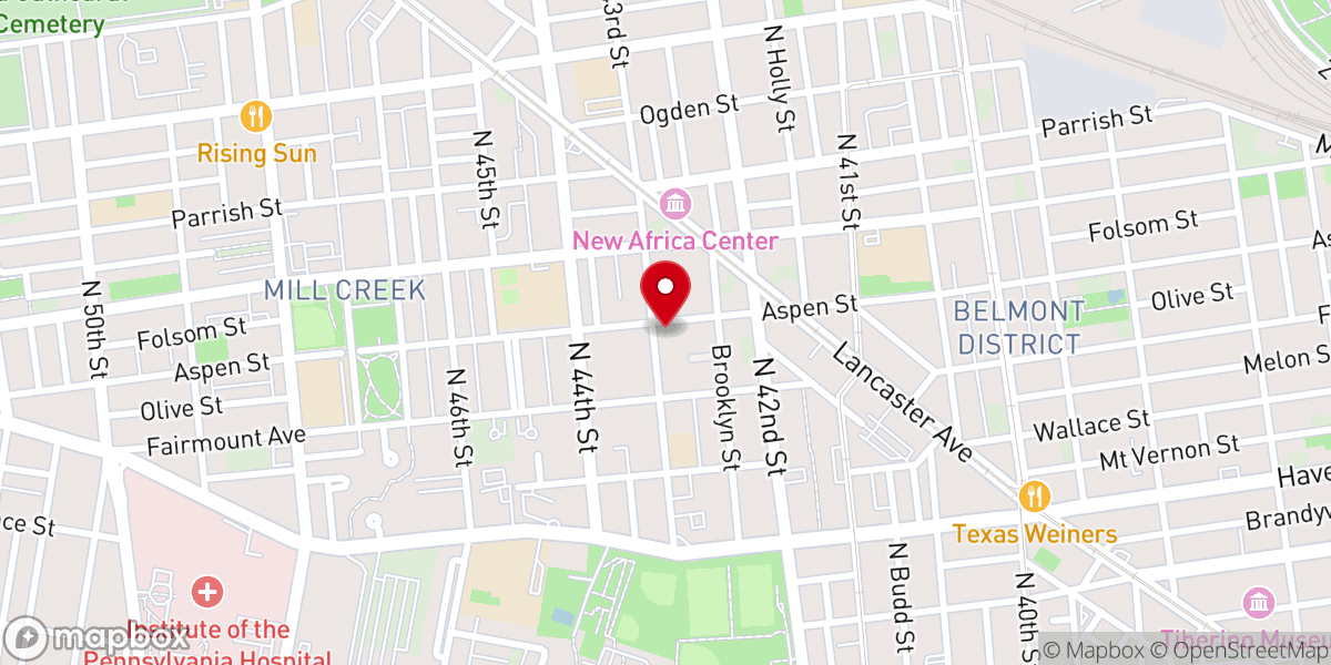 Map showing location of Old Jerusalem Church of the Living God Inc