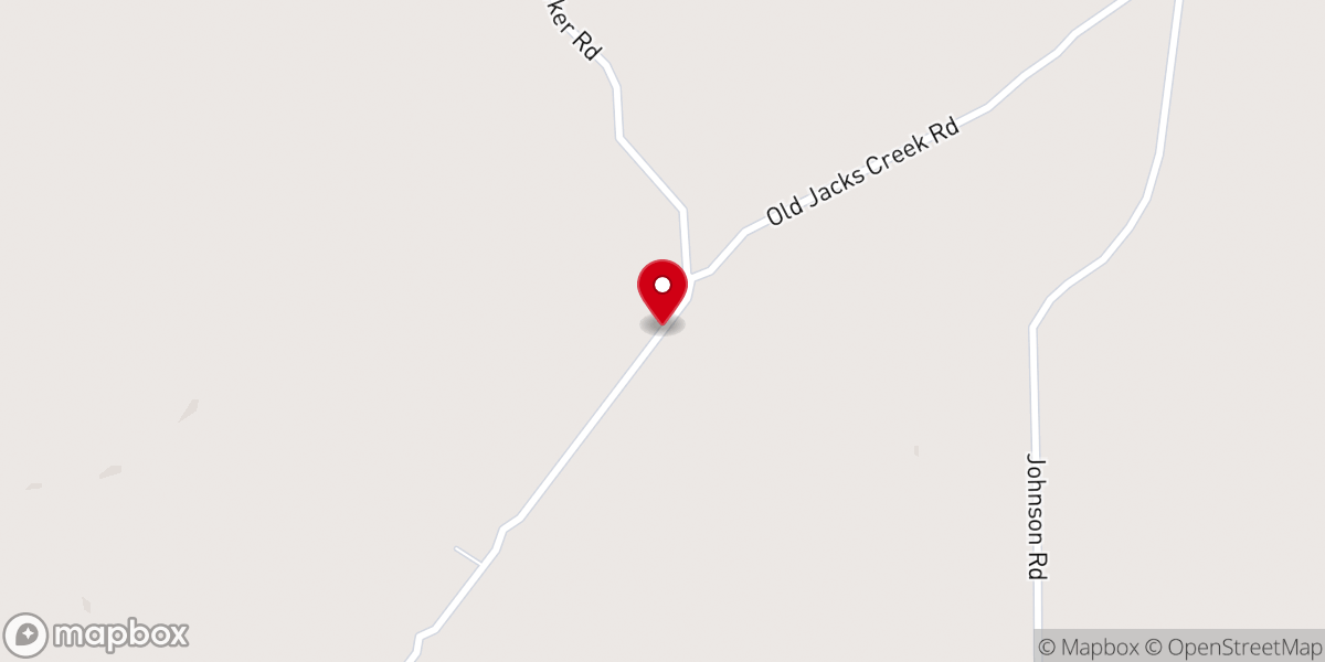 Map showing location of Oak Grove Cumb Presbyterian