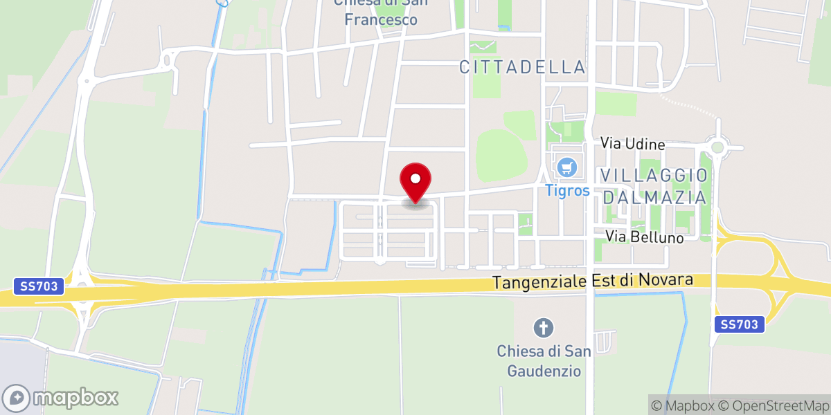 Map showing location of Chiesa apostolica Gesù ti Ama in Italia
