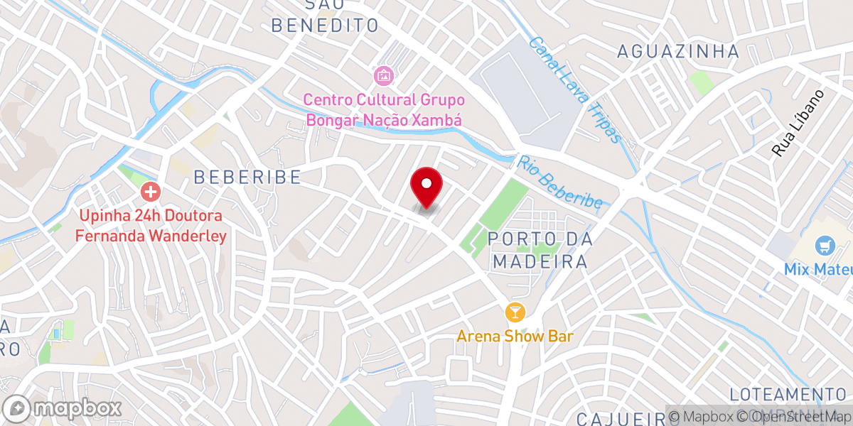 Map showing location of Universal Porto da Madeira