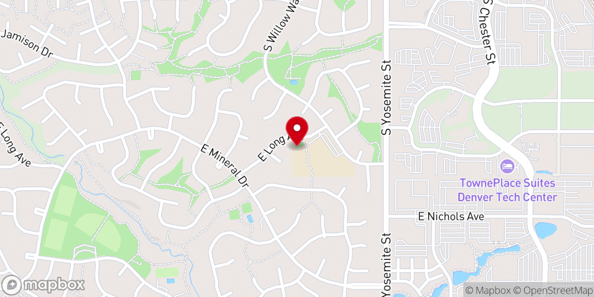 Map showing location of Highline Community Church