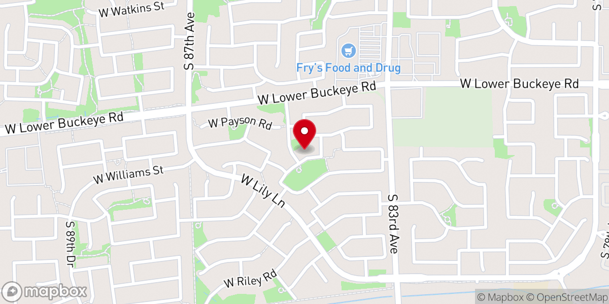 Map showing location of New Life Christian Fellowship Inc