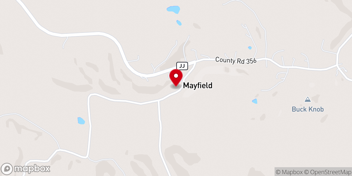 Map showing location of Little White Water Baptist Ch