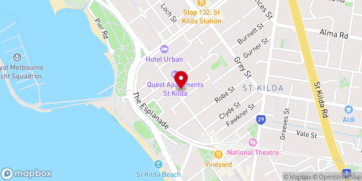 Map showing location of Christ Church