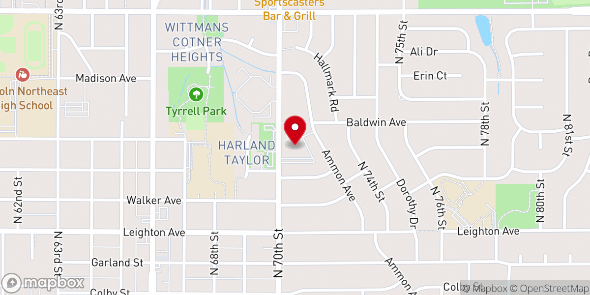Map showing location of Citylight North Lincoln