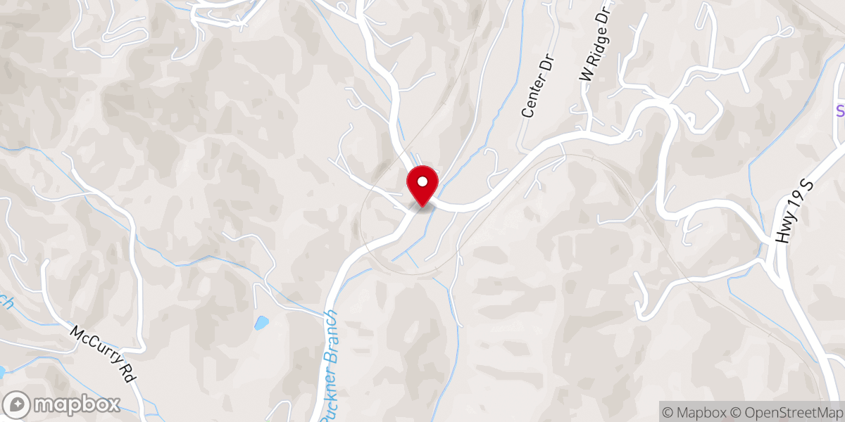 Map showing location of Mount Carmel Church