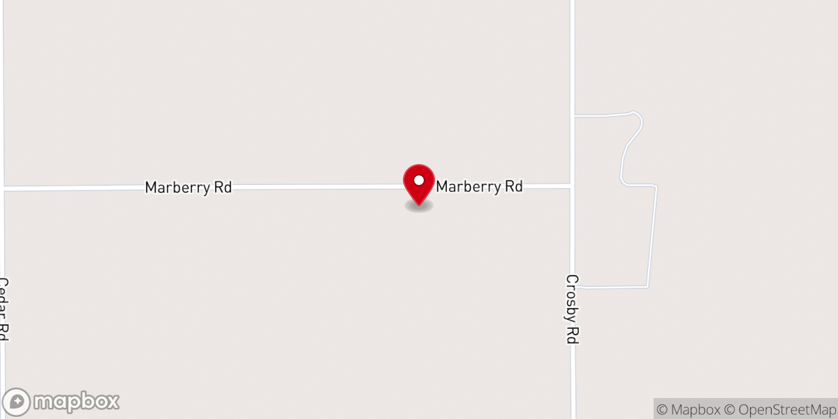 Map showing location of Bright Star Church