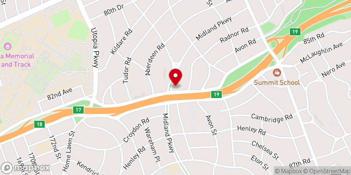 Map showing location of St Nicholas Albanian Orthodox Church