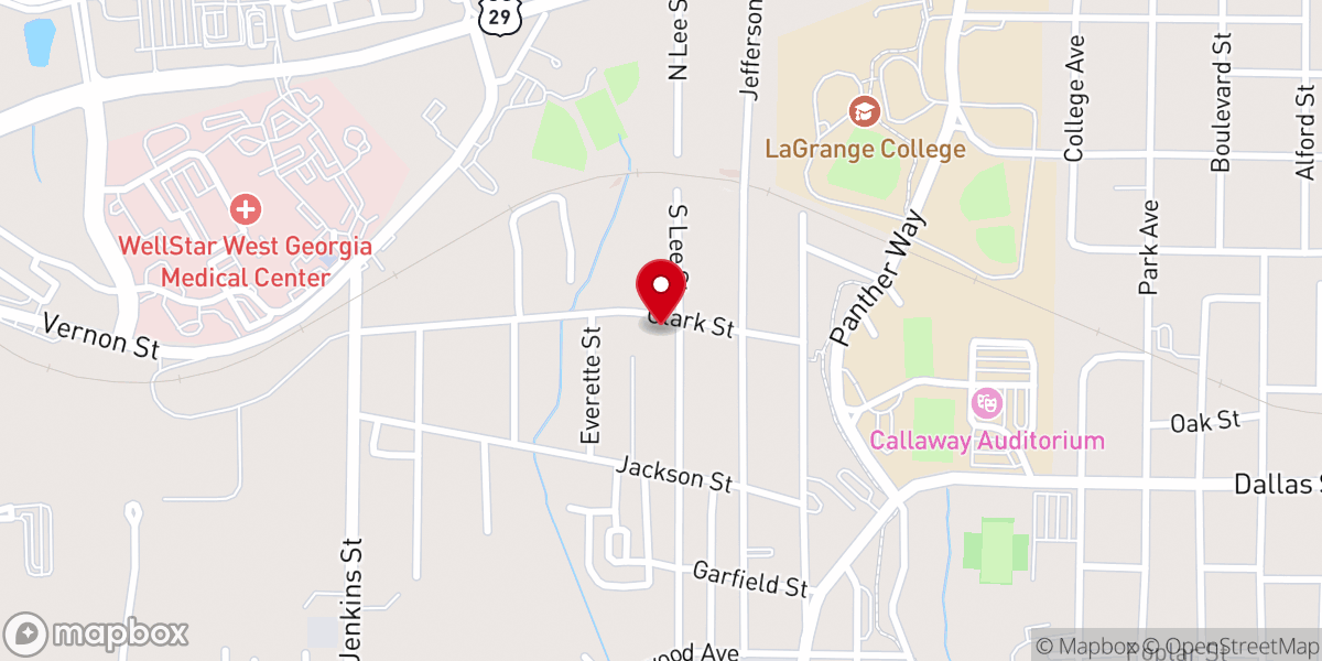 Map showing location of Emunah Christian Center