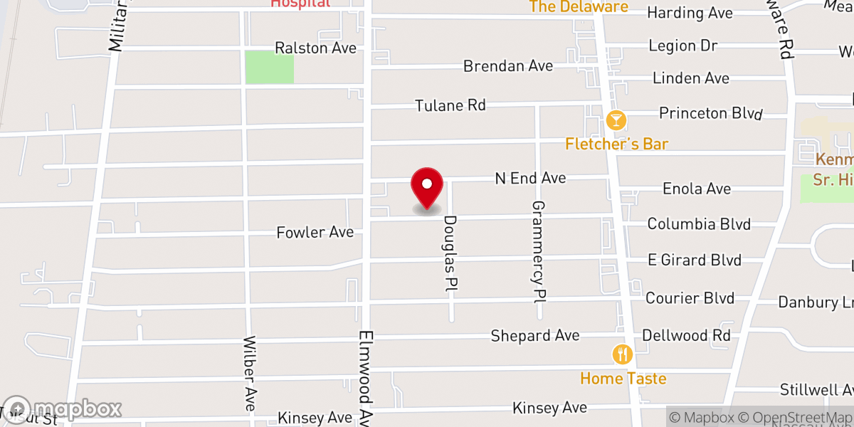Map showing location of Duffield Camp and Retreat Center Inc