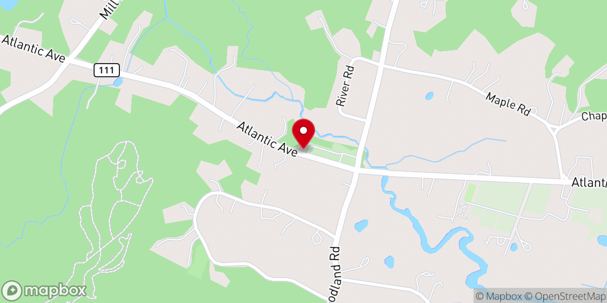 Map showing location of Christian Church