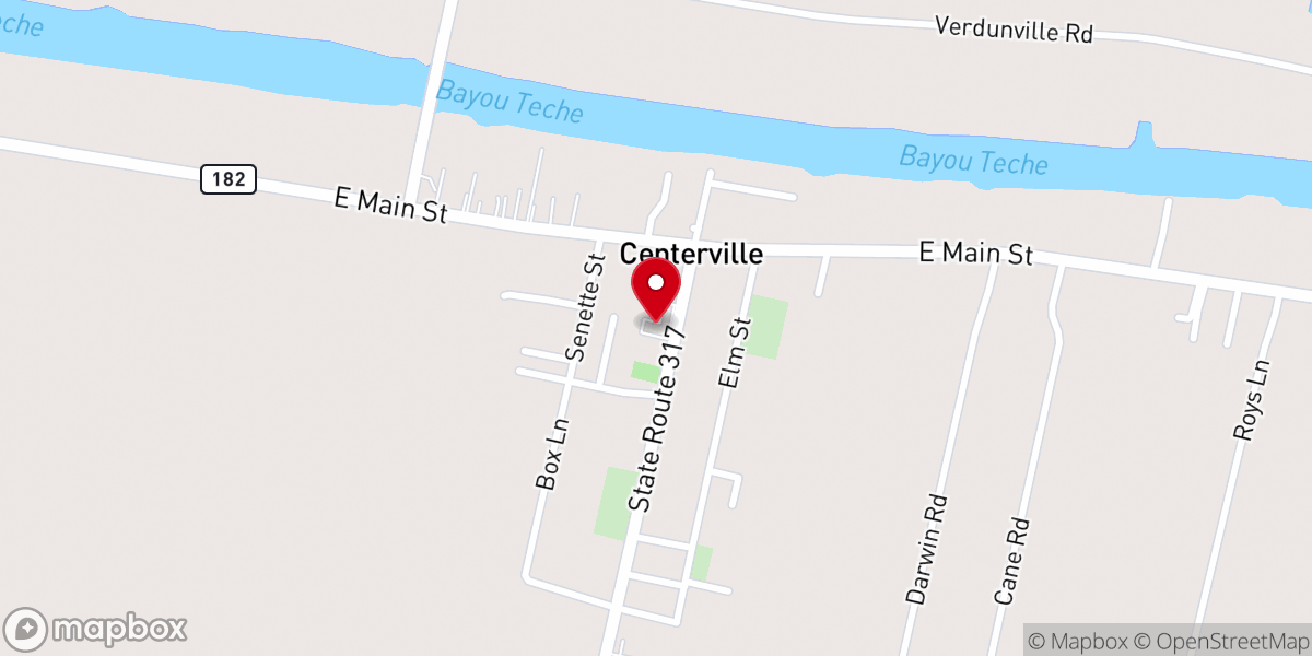 Map showing location of St Joseph Catholic Church