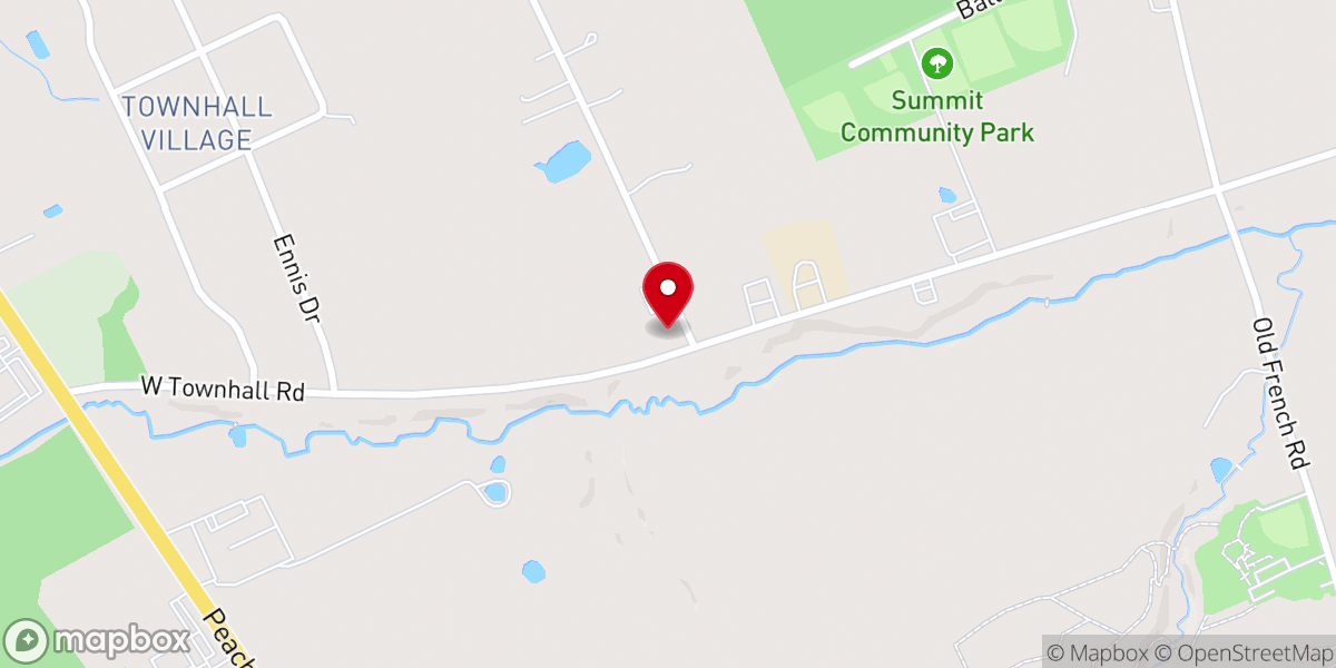 Map showing location of Summit United Methodist Church