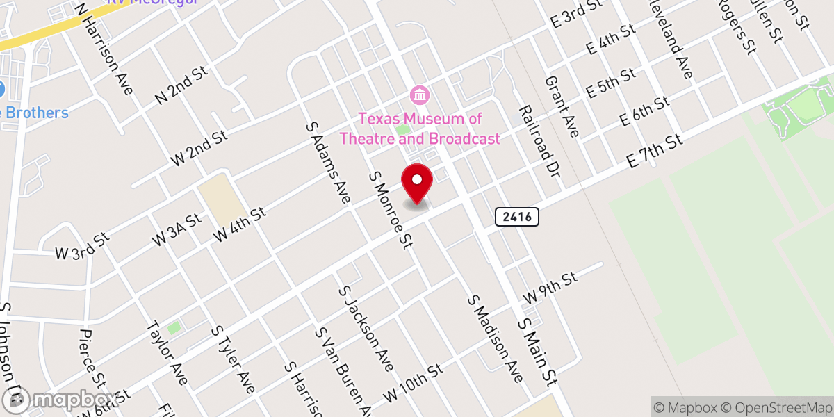 Map showing location of The Bridge Of Life Church