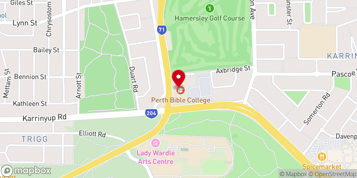 Map showing location of Cross Culture Church