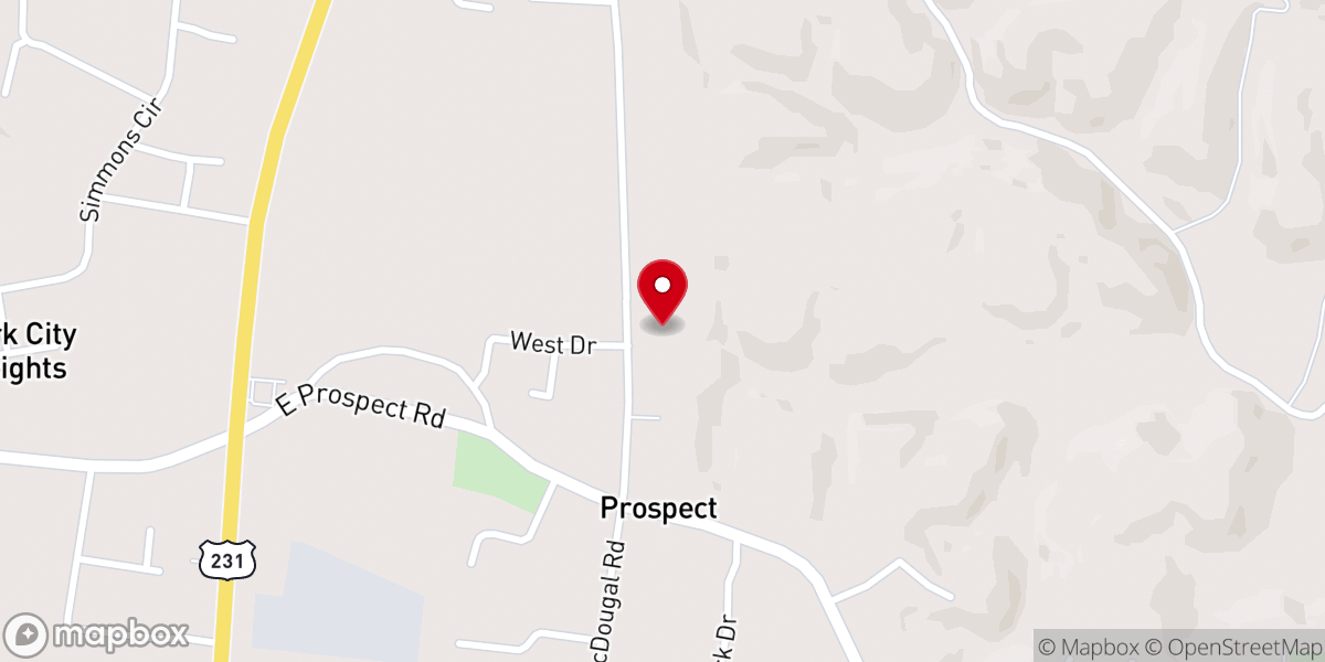 Map showing location of The Church of Christ at Park City