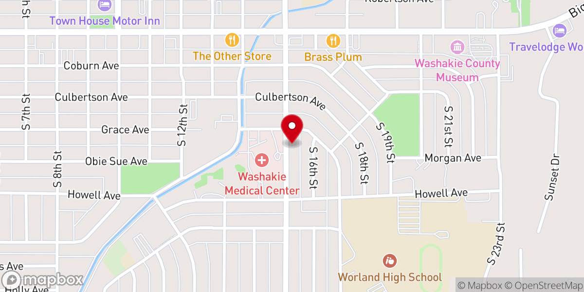 Map showing location of Sovereign Grace Bible Church