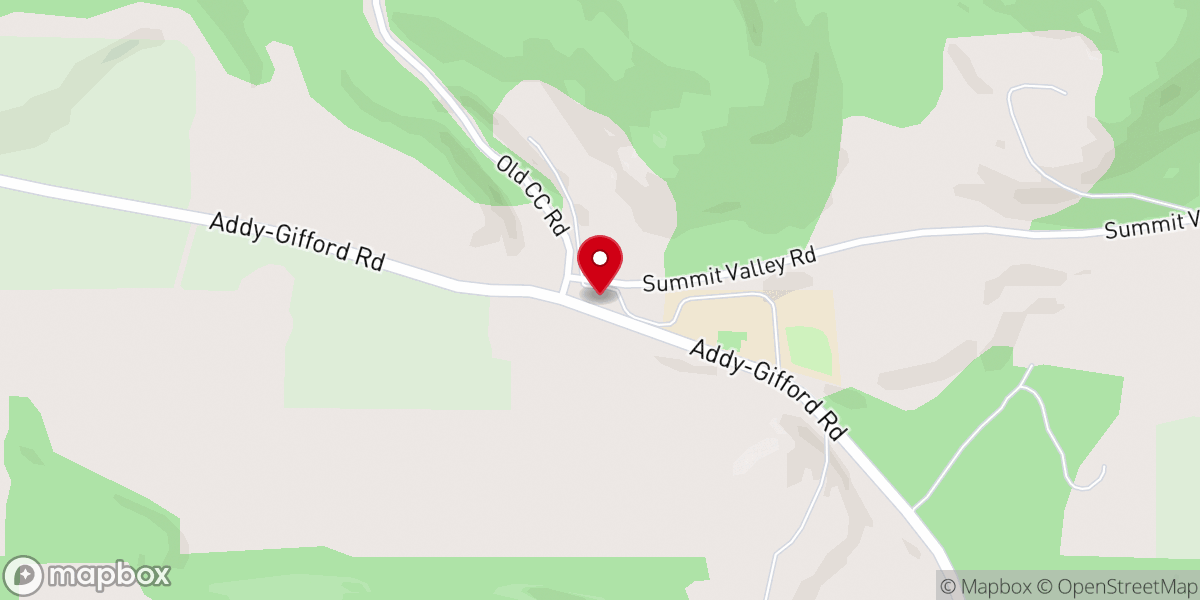Map showing location of Summit Valley Community Church