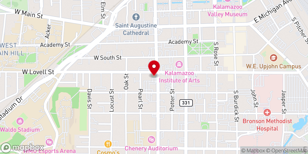 Map showing location of Faith Temple Church of God