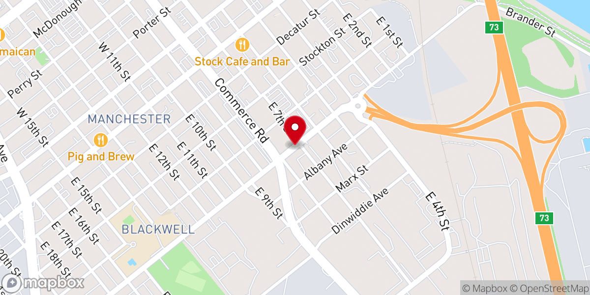 Map showing location of Evangelism Institute