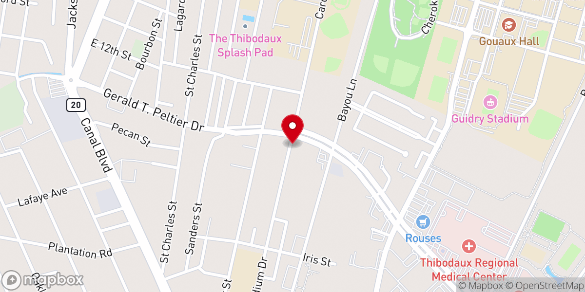 Map showing location of Community Center Daycare