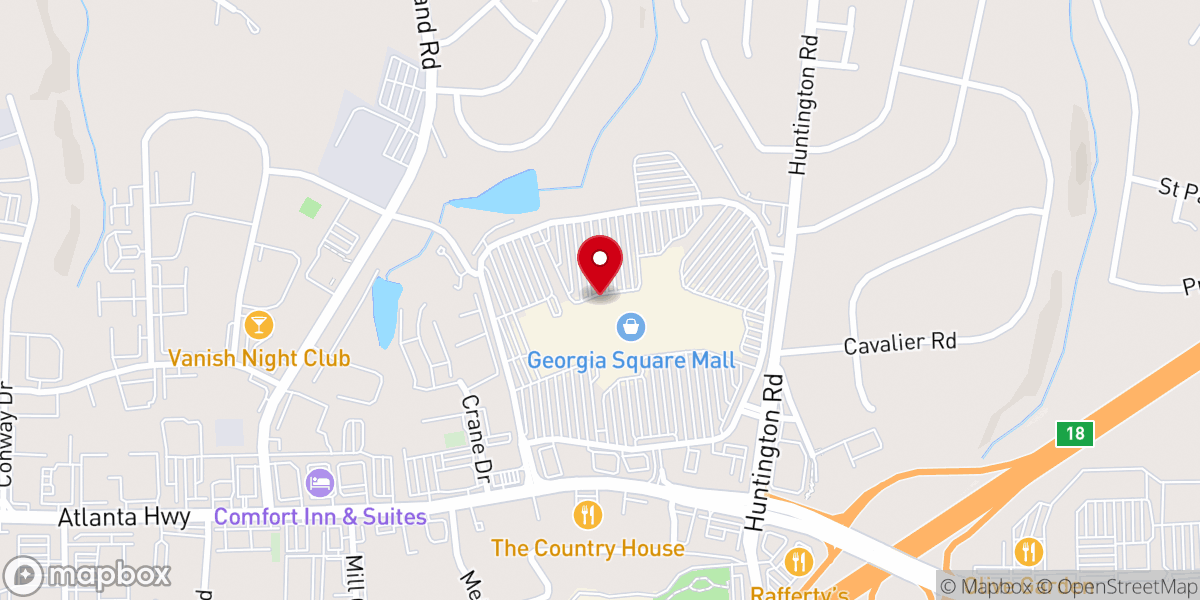 Map showing location of South Grove Church