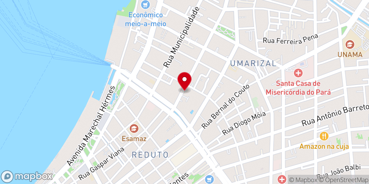 Map showing location of Igreja Pentecostal Deus é Amor Sede Estadual