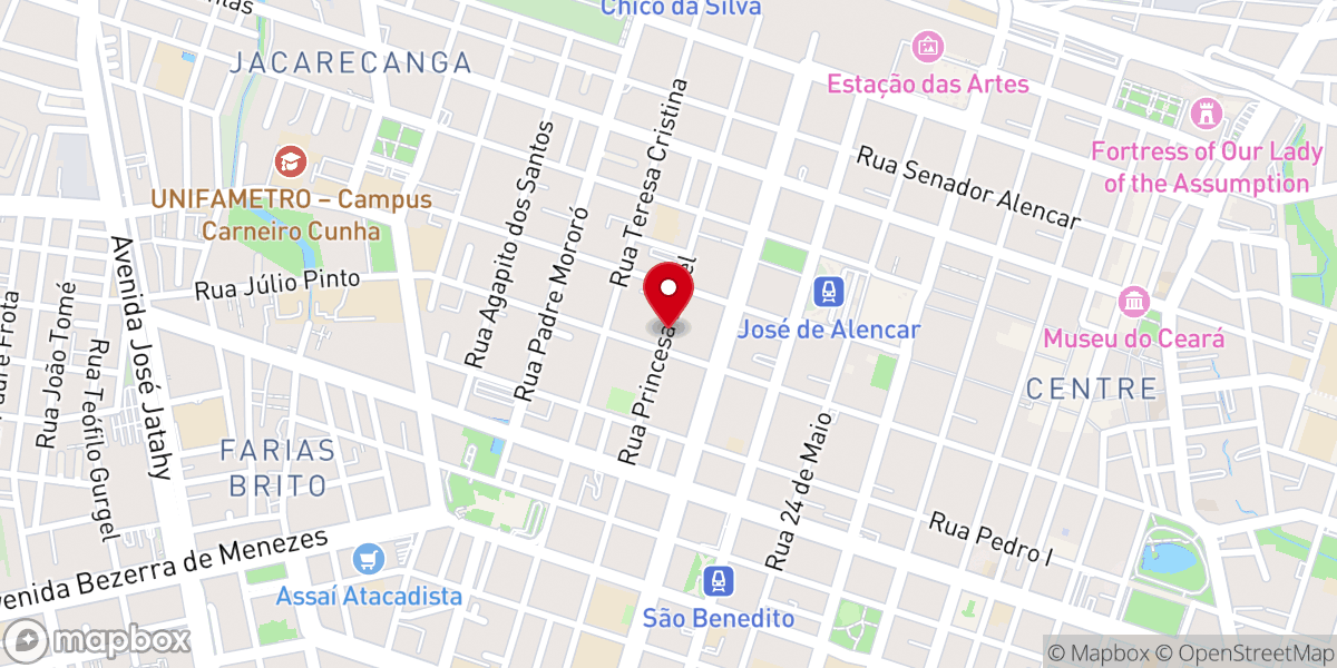 Map showing location of IGREJA CRISTO É VIDA