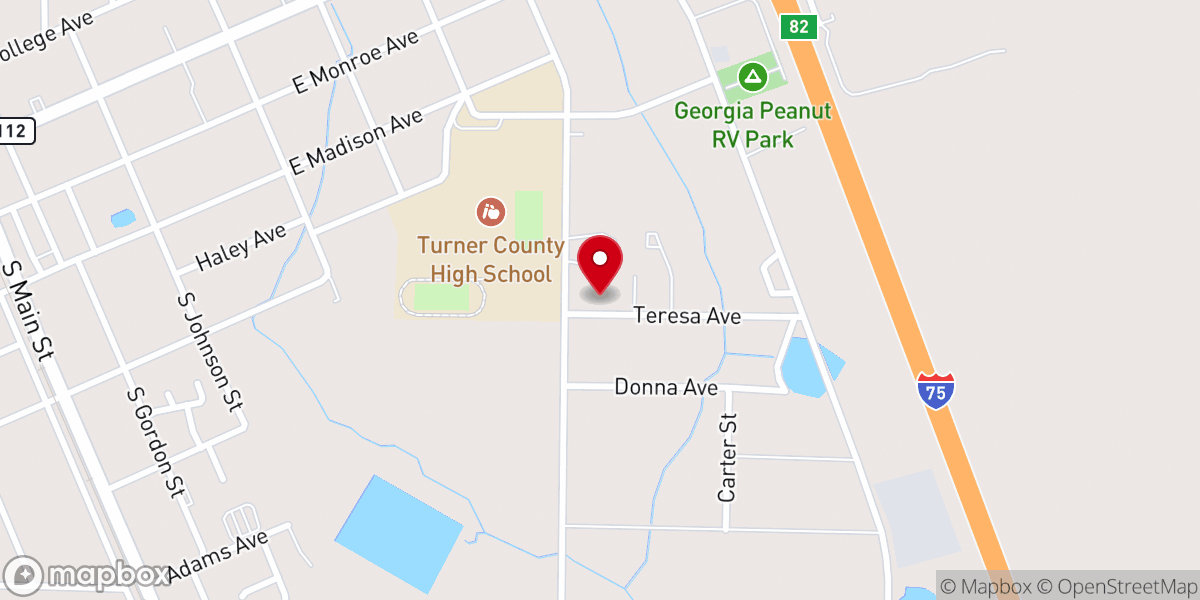 Map showing location of Christian Union Church of God