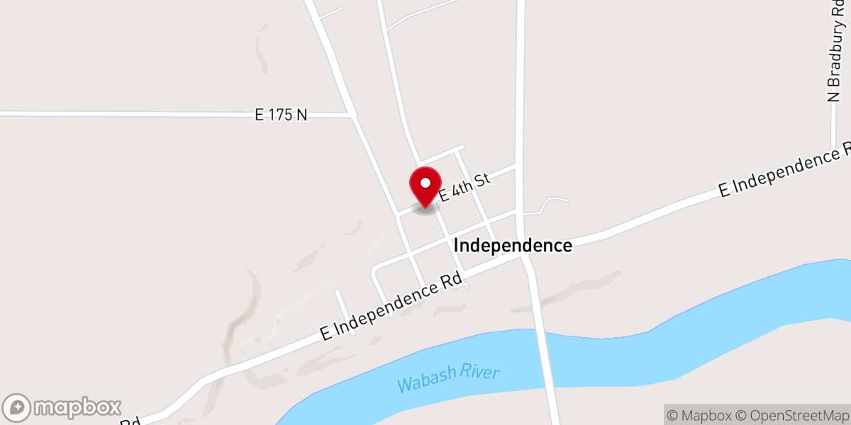 Map showing location of Riverview United Methodist Church