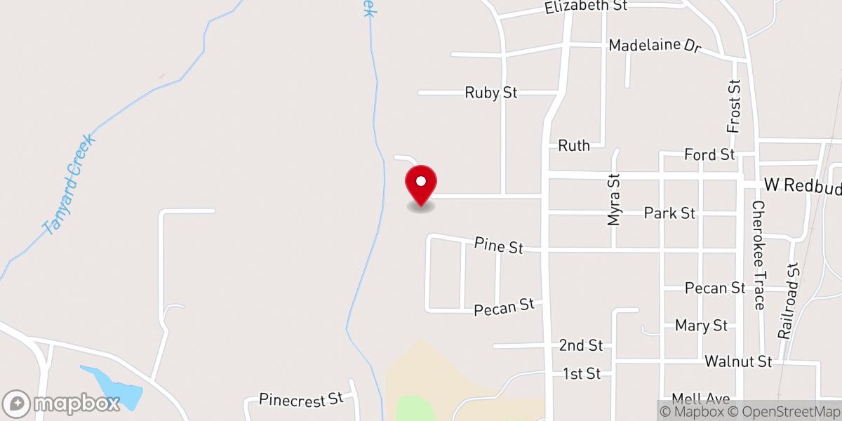 Map showing location of Gilmer Texas Family History