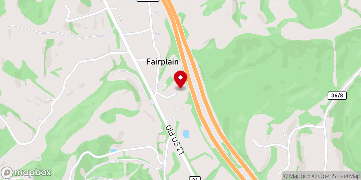 Map showing location of Grace Community Church