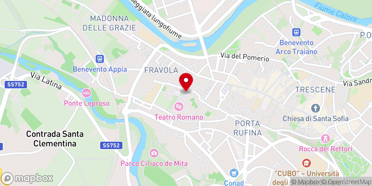 Map showing location of Arte Sacra di Florio Paolo
