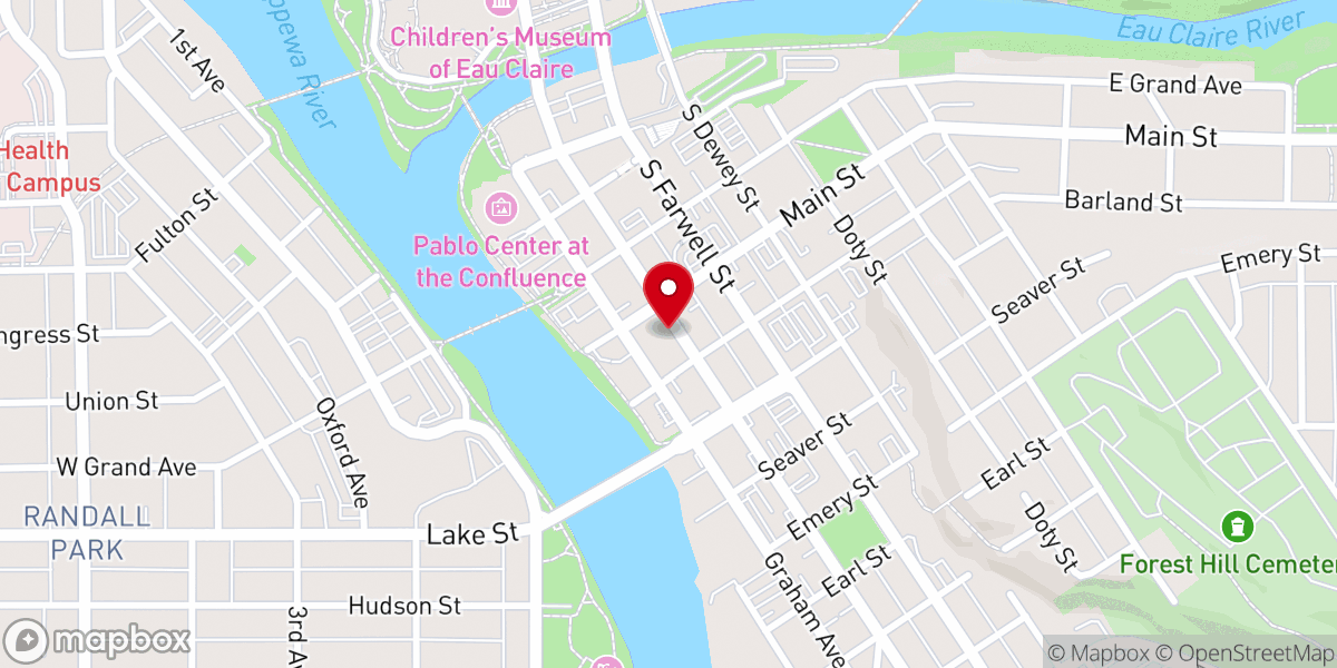 Map showing location of Valleybrook Church